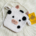 Cow Print Cross Body Purse