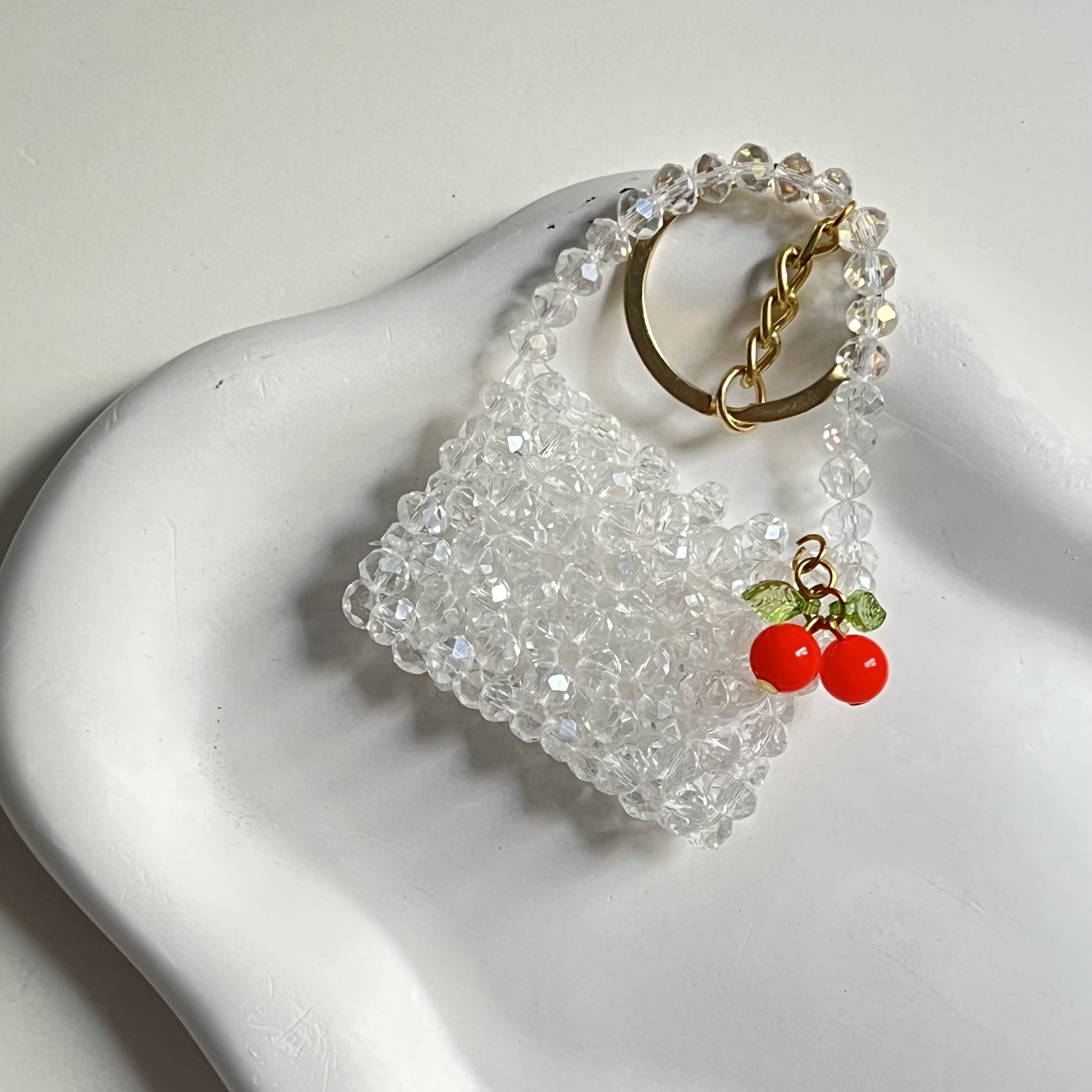 Beaded Purse Keychain