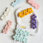 The Puff Flower Clips