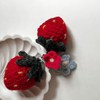 Strawberry Bag Charm