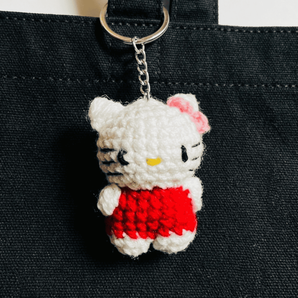 Blush Bow Kitty Charm