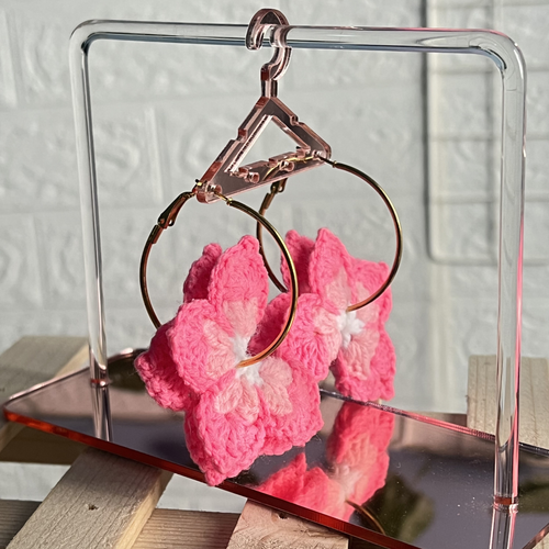 Butterfly Crochet Hoops