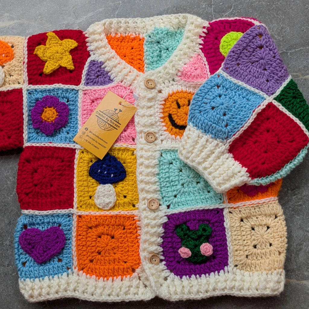 Patchwork Baby Cardigan