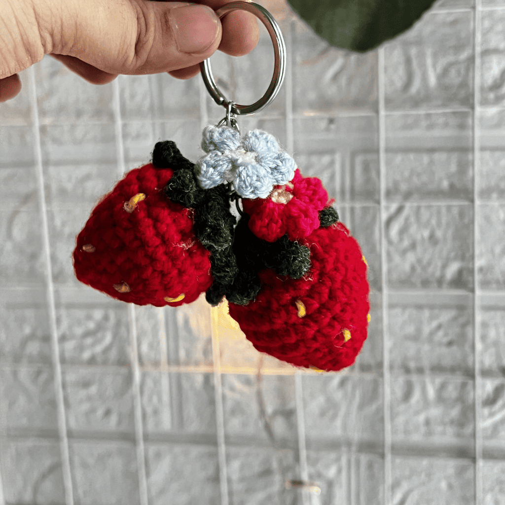 Strawberry Bag Charm