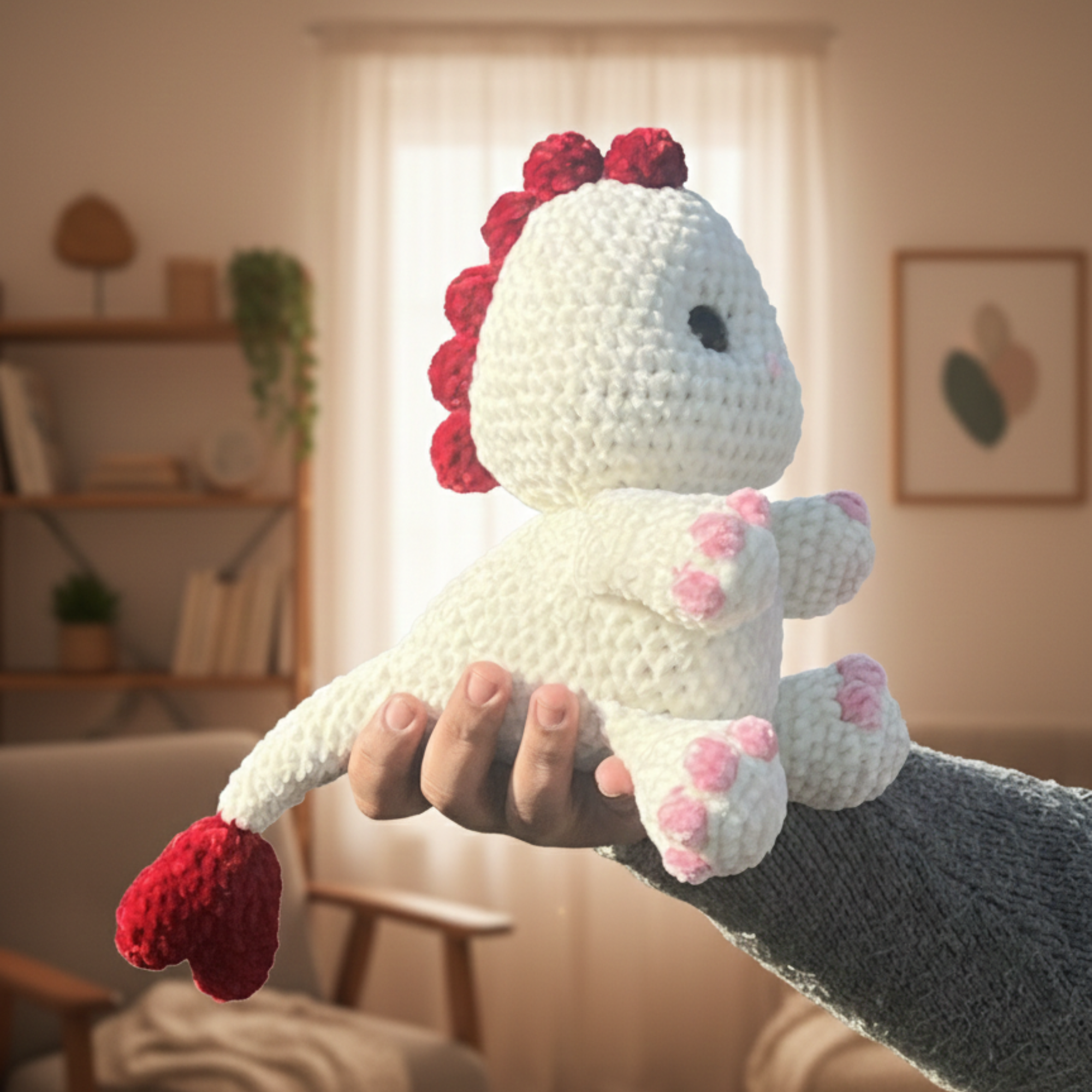 The Romantic Velvet Dino