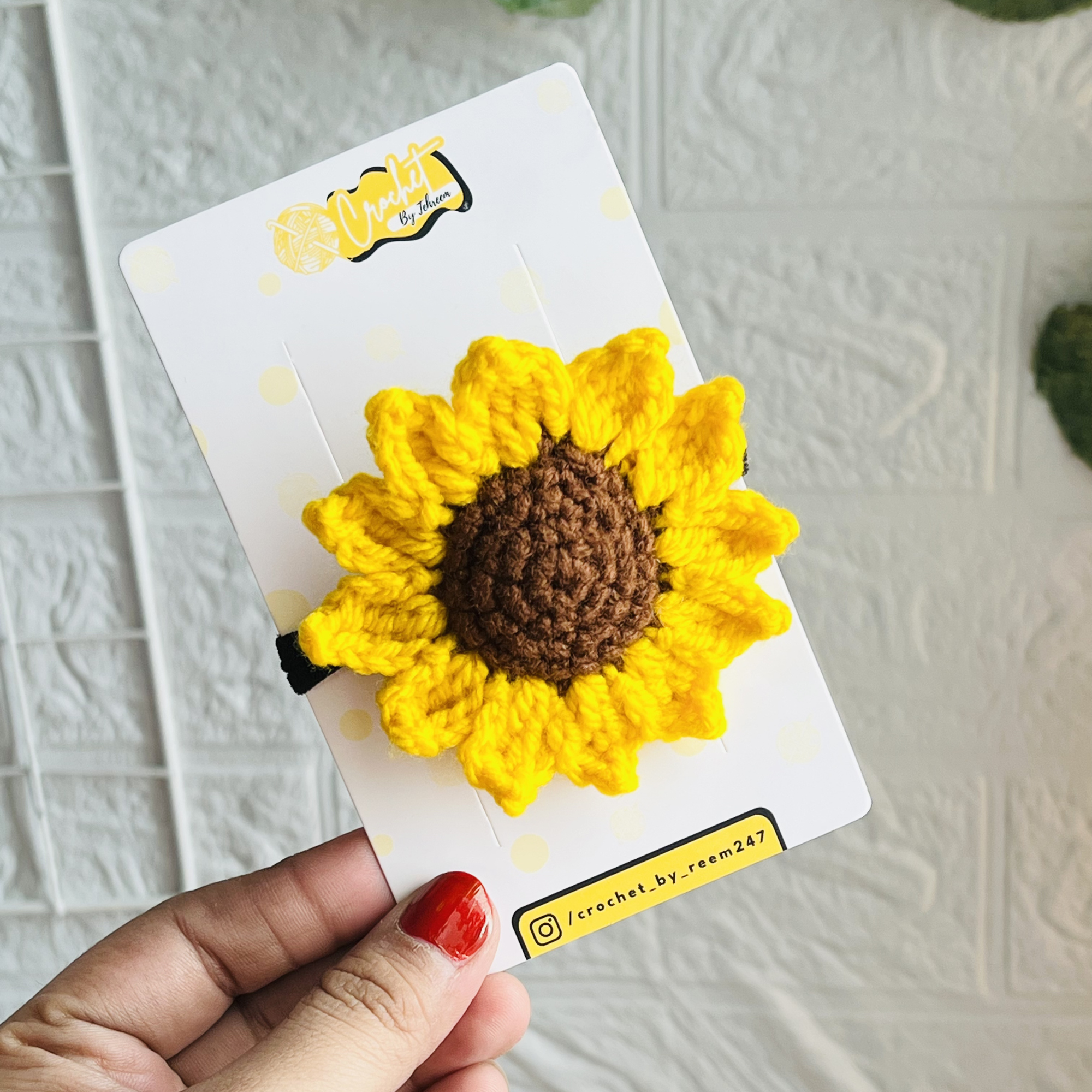 Sunflower Hair Tie