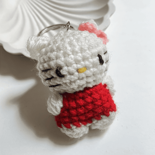 Blush Bow Kitty Charm
