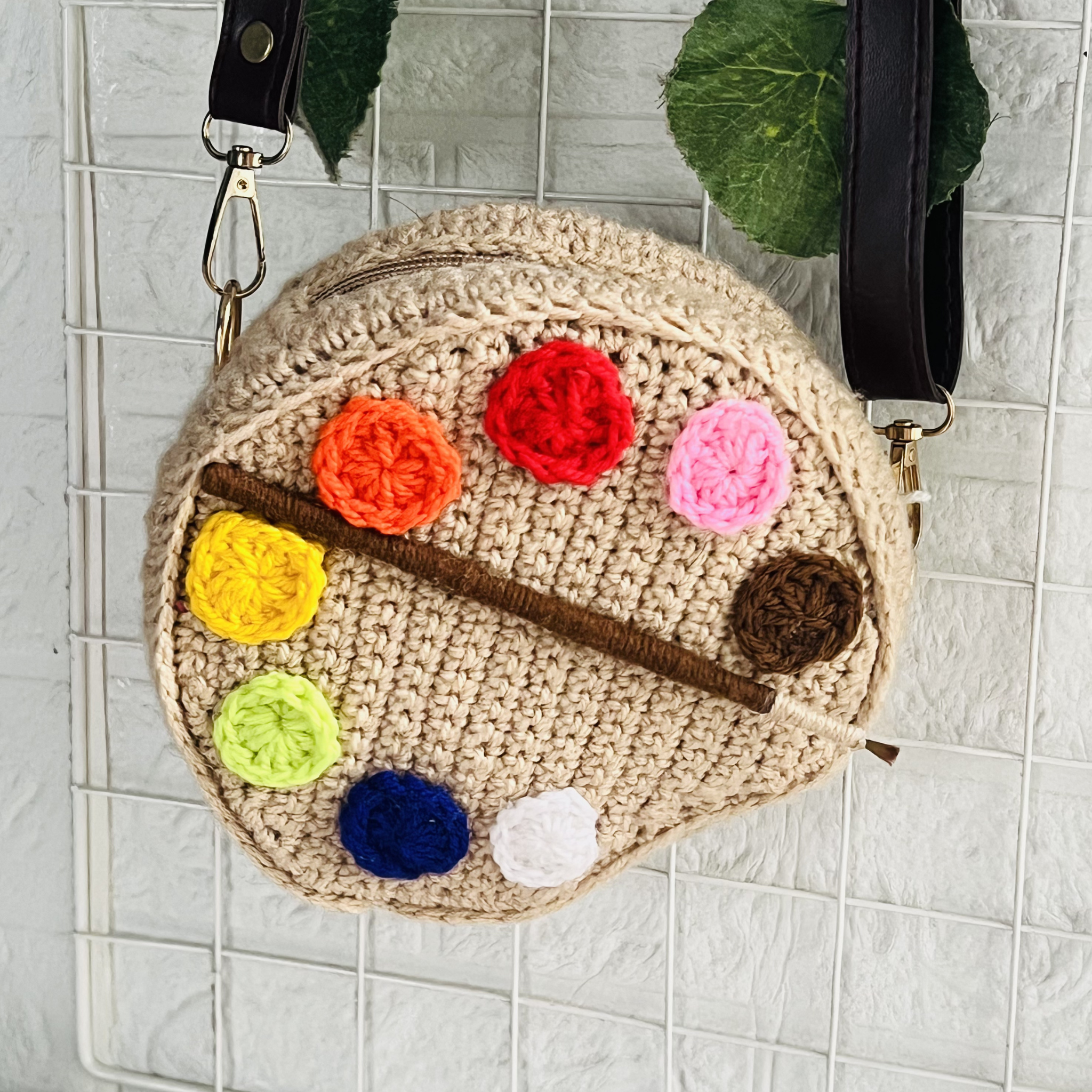 Artist's Palette Cross Body Purse