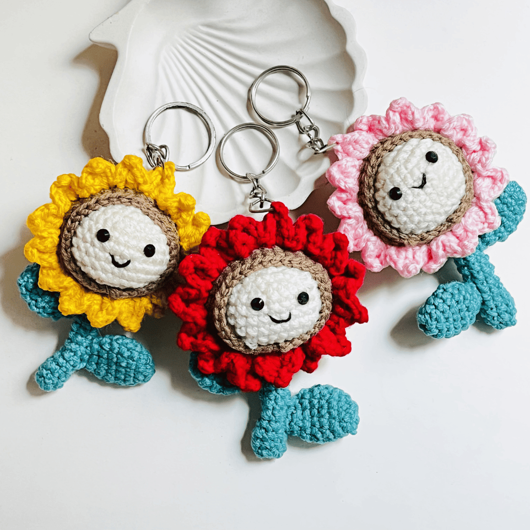 Happy Sun Flower Charm