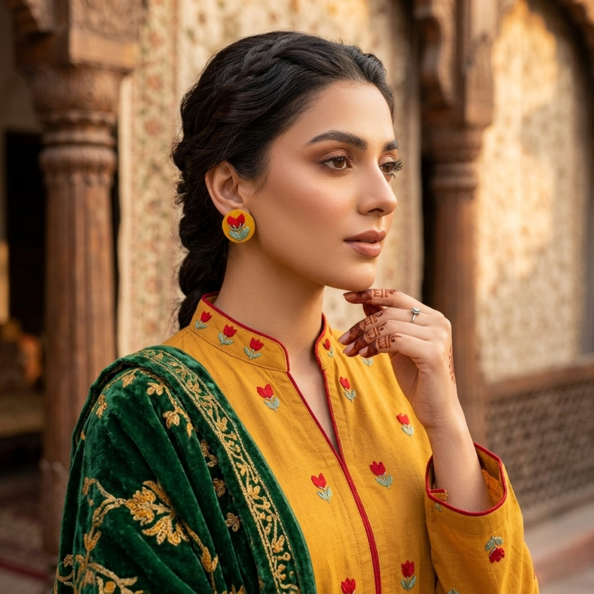 The Umber meadow Studs