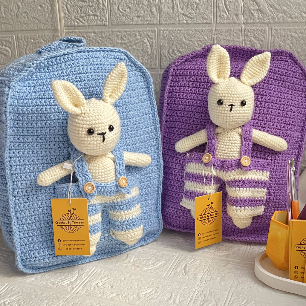 Crochet Bunny Bagpack
