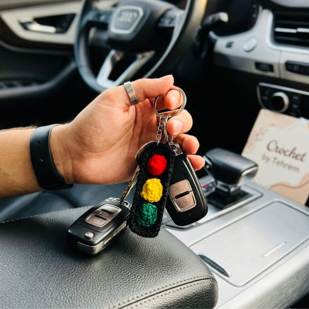 Traffic Light keychain