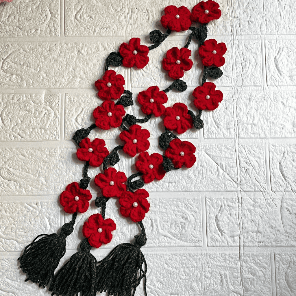 Red Daisy Crochet Paranda