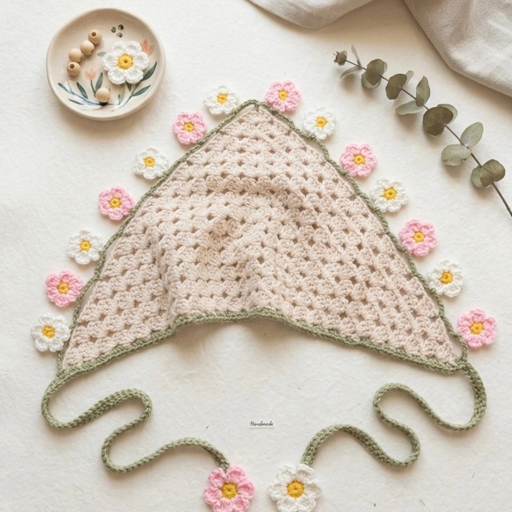 Cottagecore Daisy Bandana