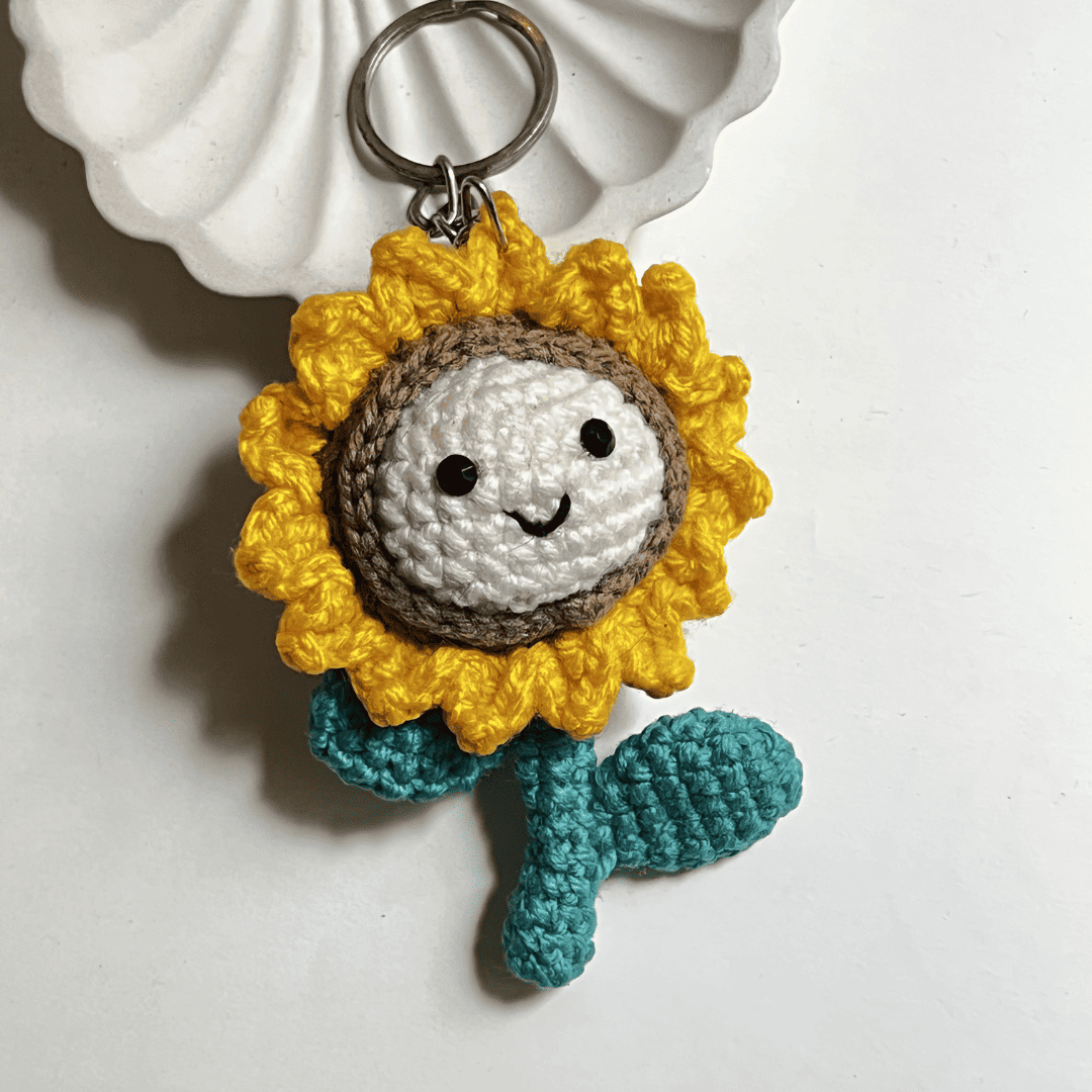 Happy Sun Flower Charm