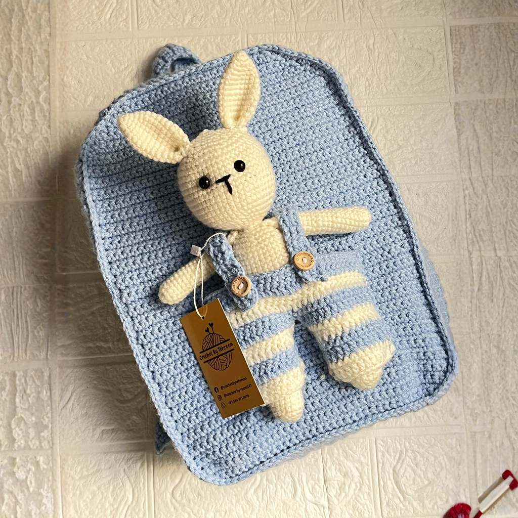 Crochet Bunny Bagpack