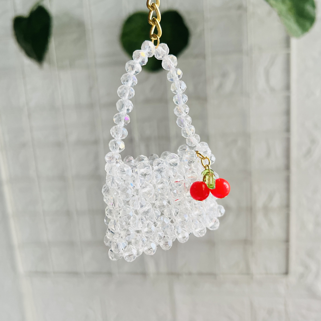 Beaded Purse Keychain