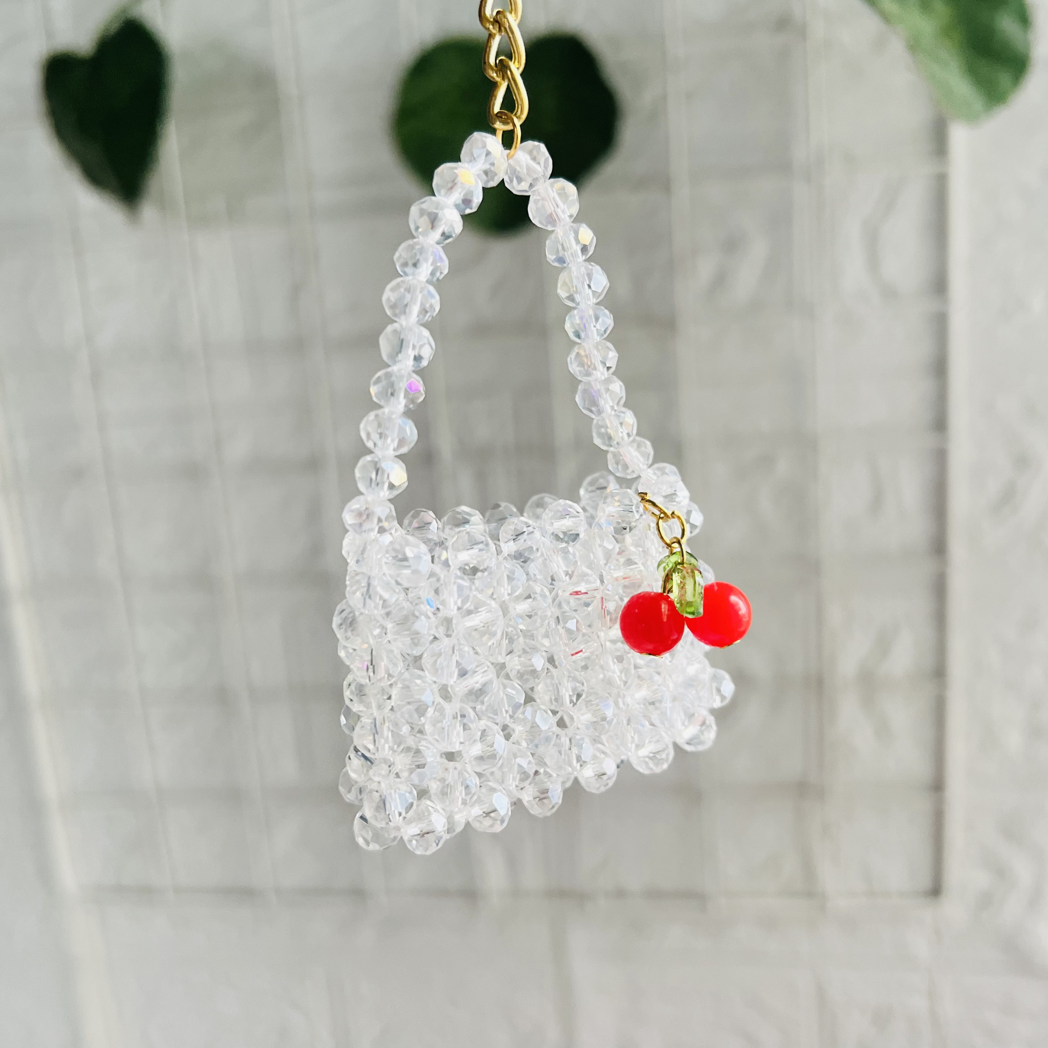 Beaded Purse Keychain