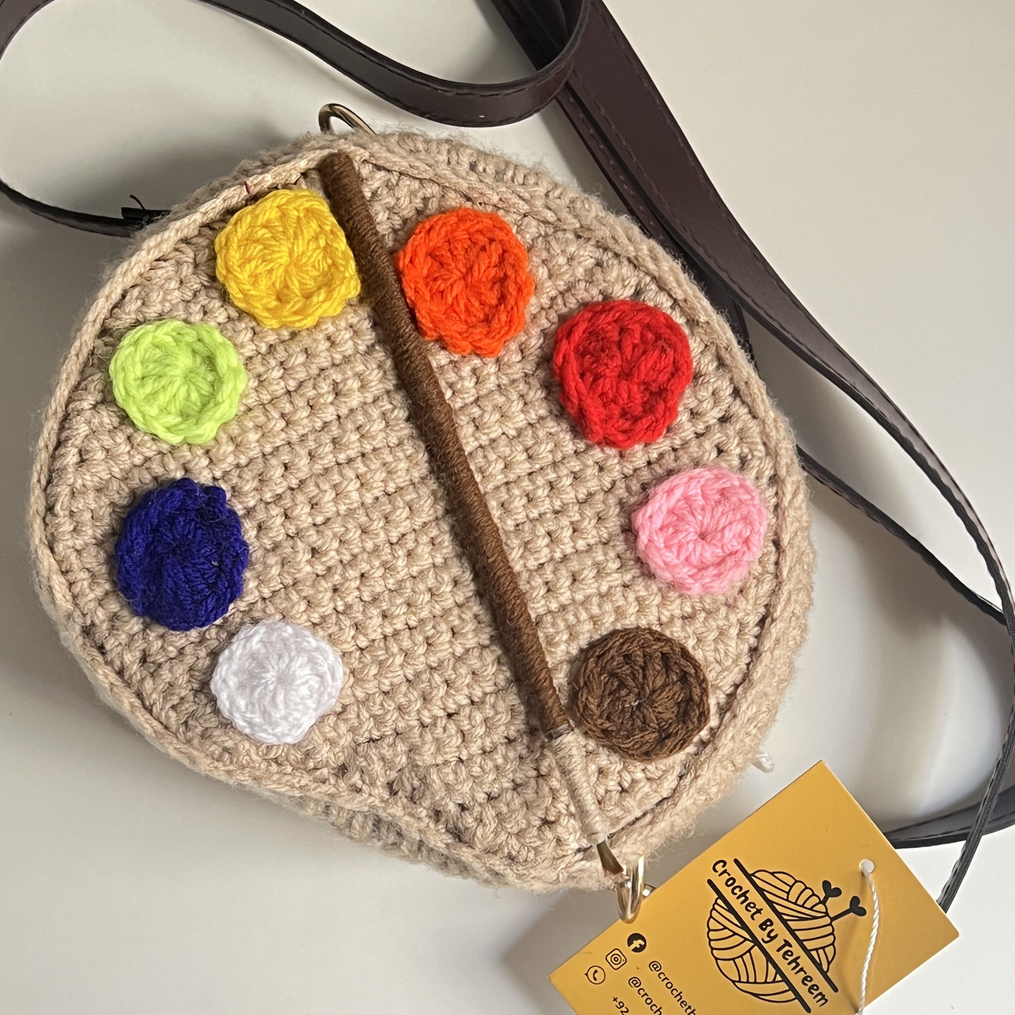 Artist's Palette Cross Body Purse