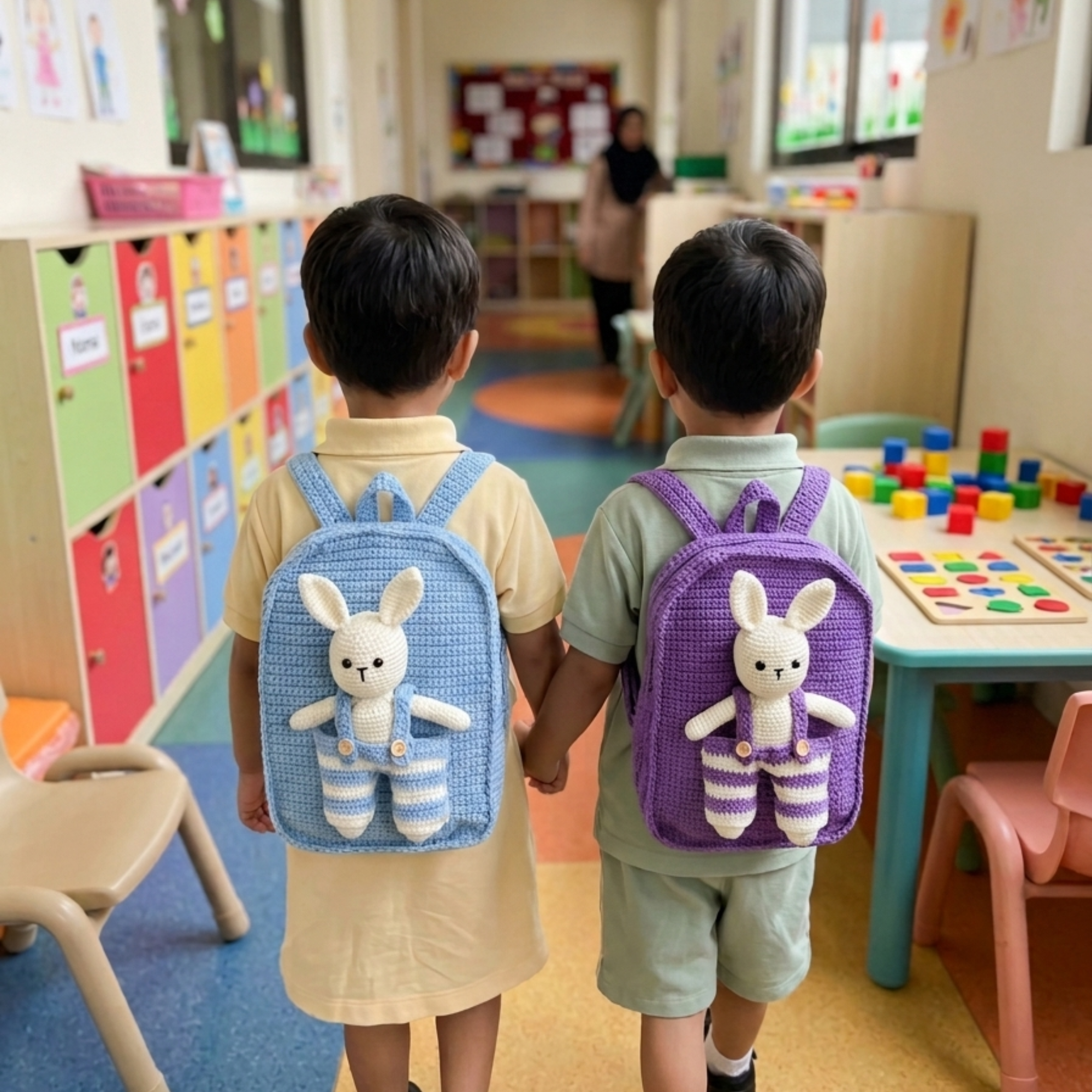 Crochet Bunny Bagpack