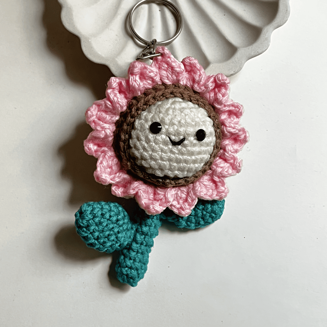 Happy Sun Flower Charm