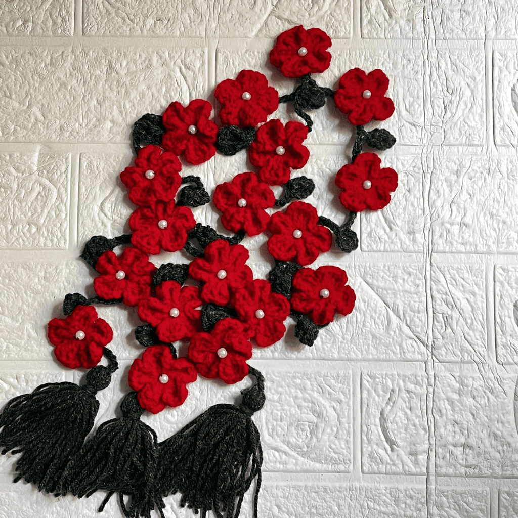 Red Daisy Crochet Paranda