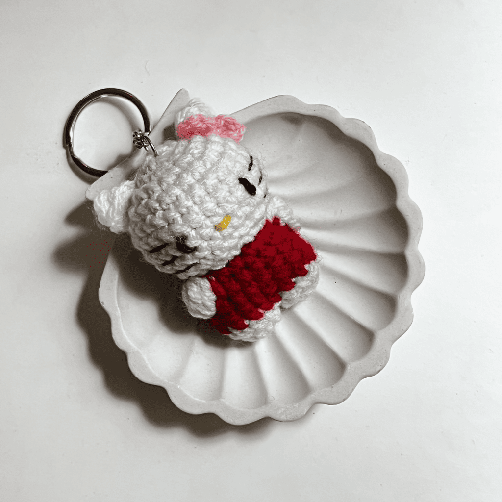 Blush Bow Kitty Charm