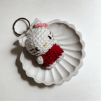 Blush Bow Kitty Charm