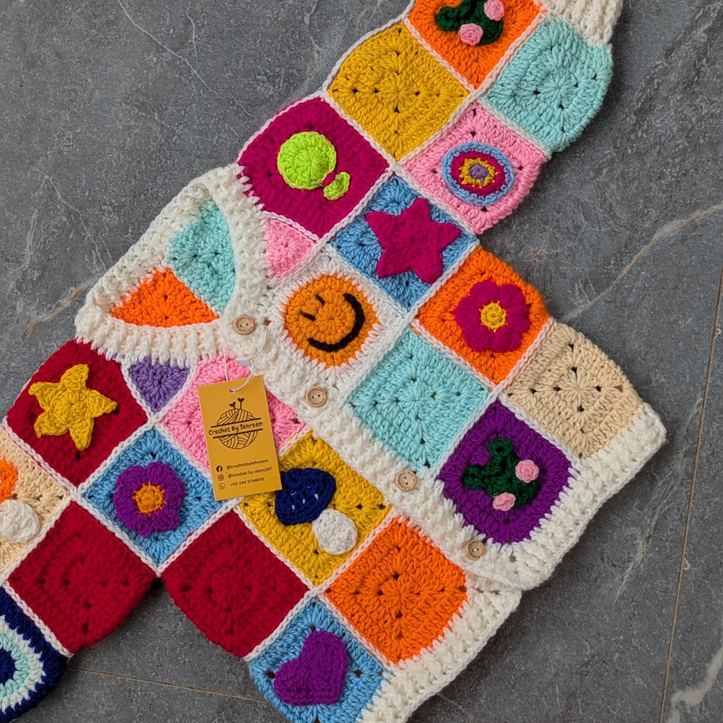 Patchwork Baby Cardigan