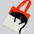 Black Kitty Tote Bag