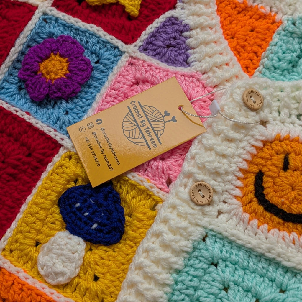 Patchwork Baby Cardigan
