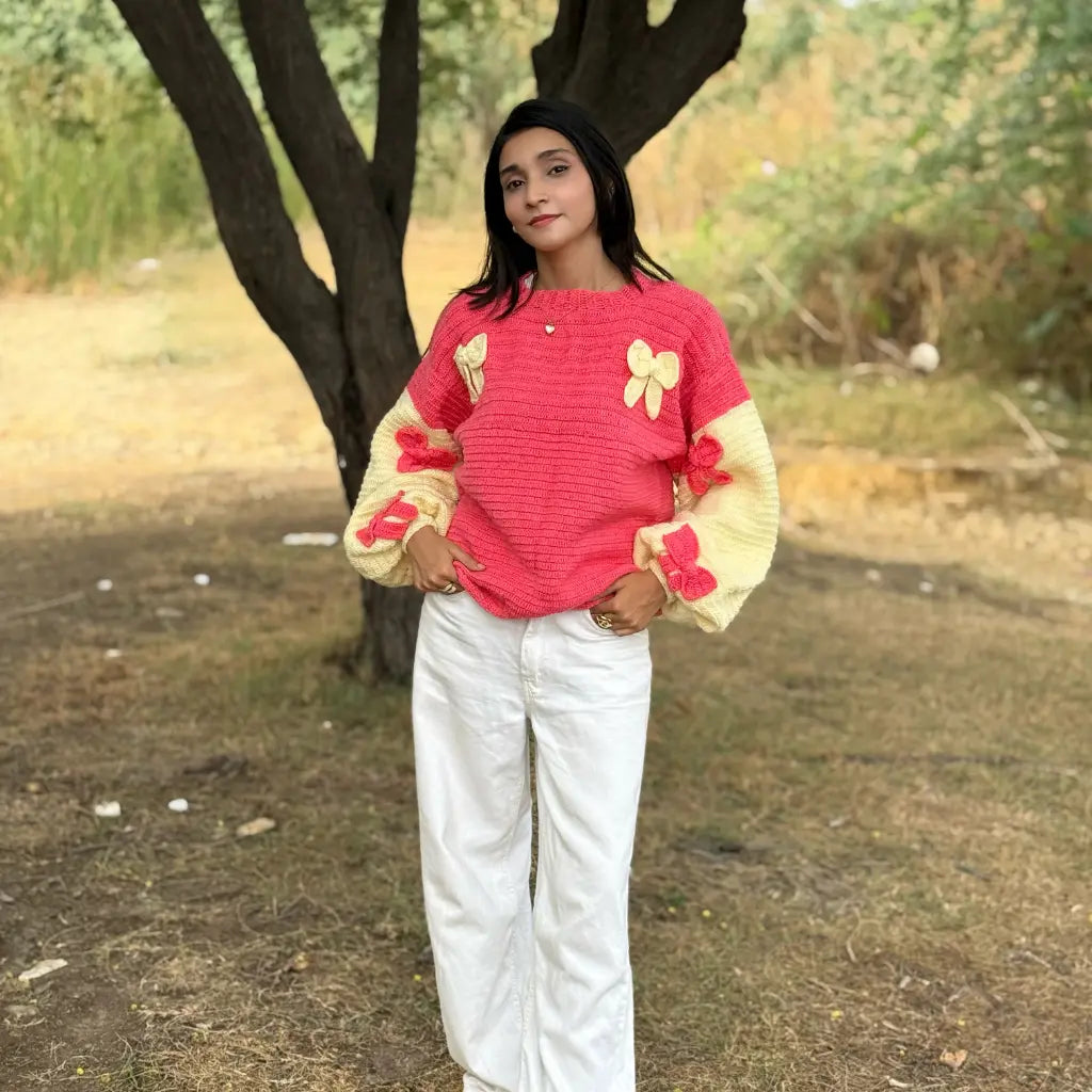 The Belle Knot Sweater