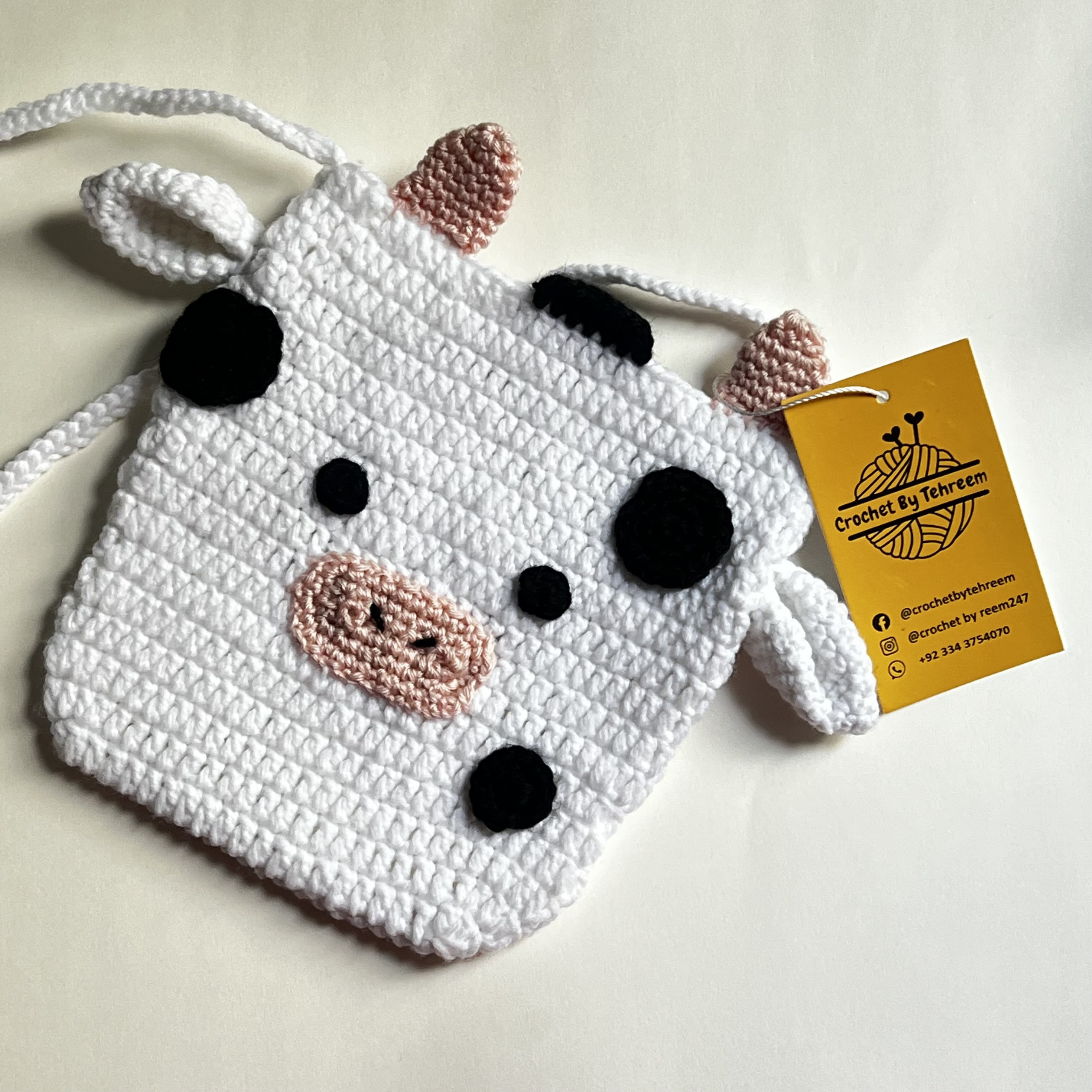 Cow Print Cross Body Purse
