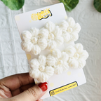 The Puff Flower Clips