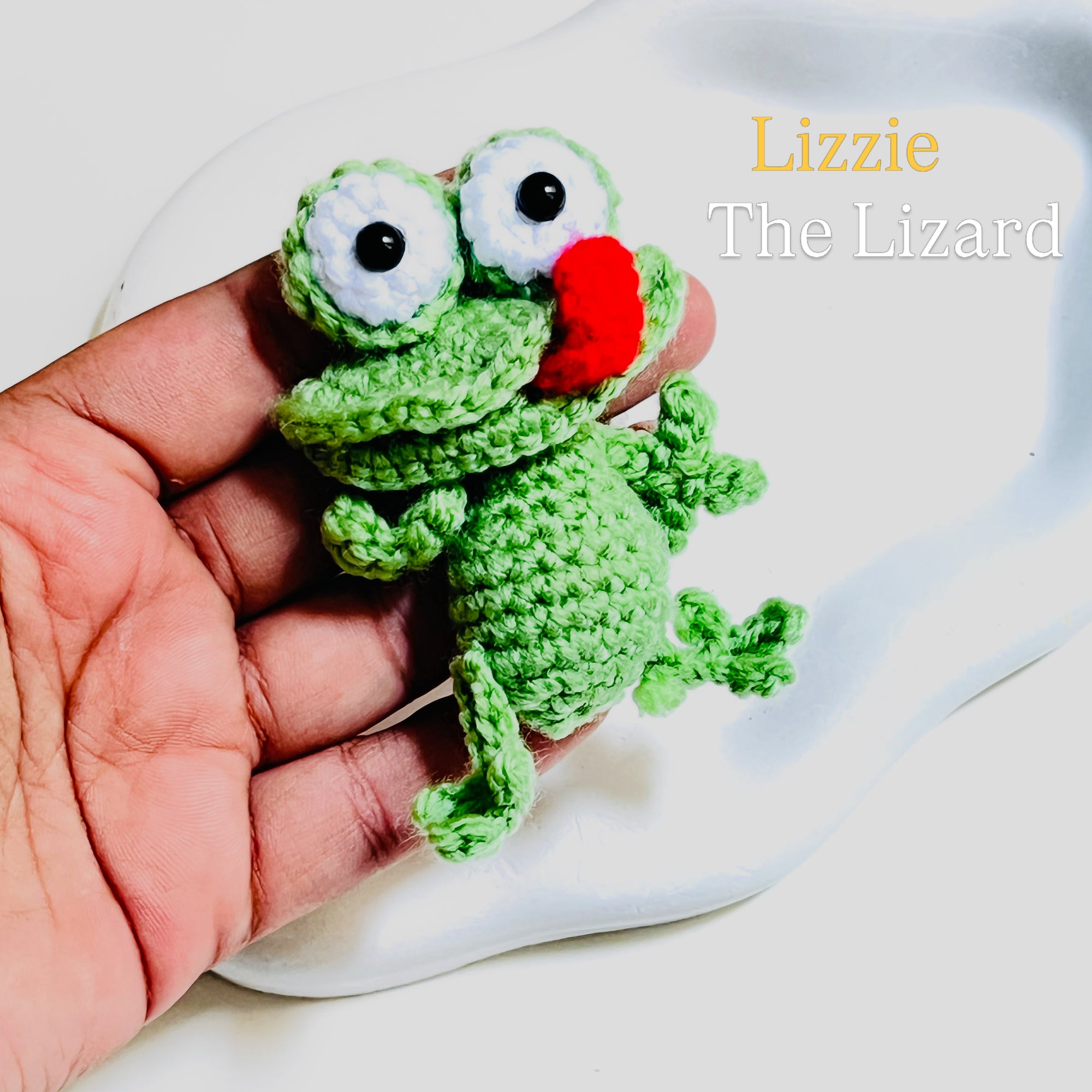 Lizzie The Lizard Keychain
