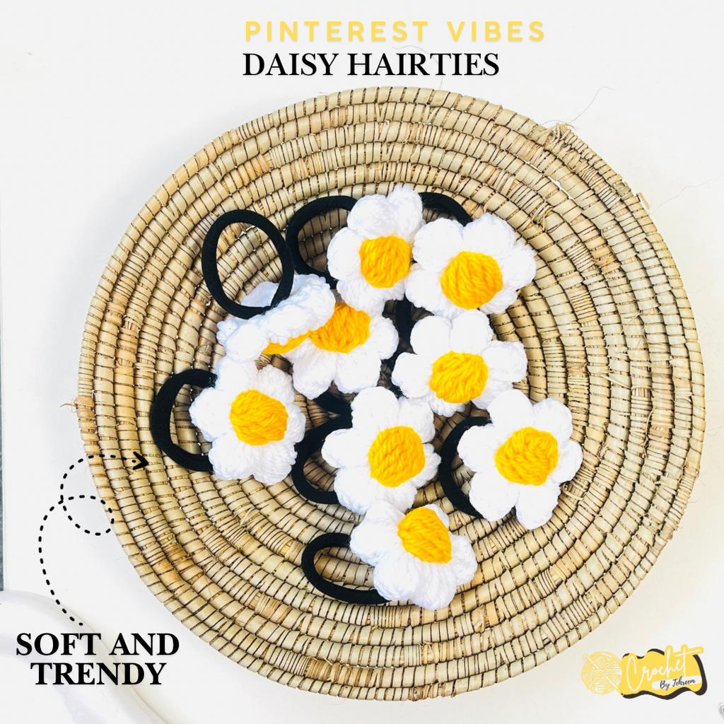 Daisy Hair Ties
