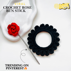 The Midnight Rose Bun Stick