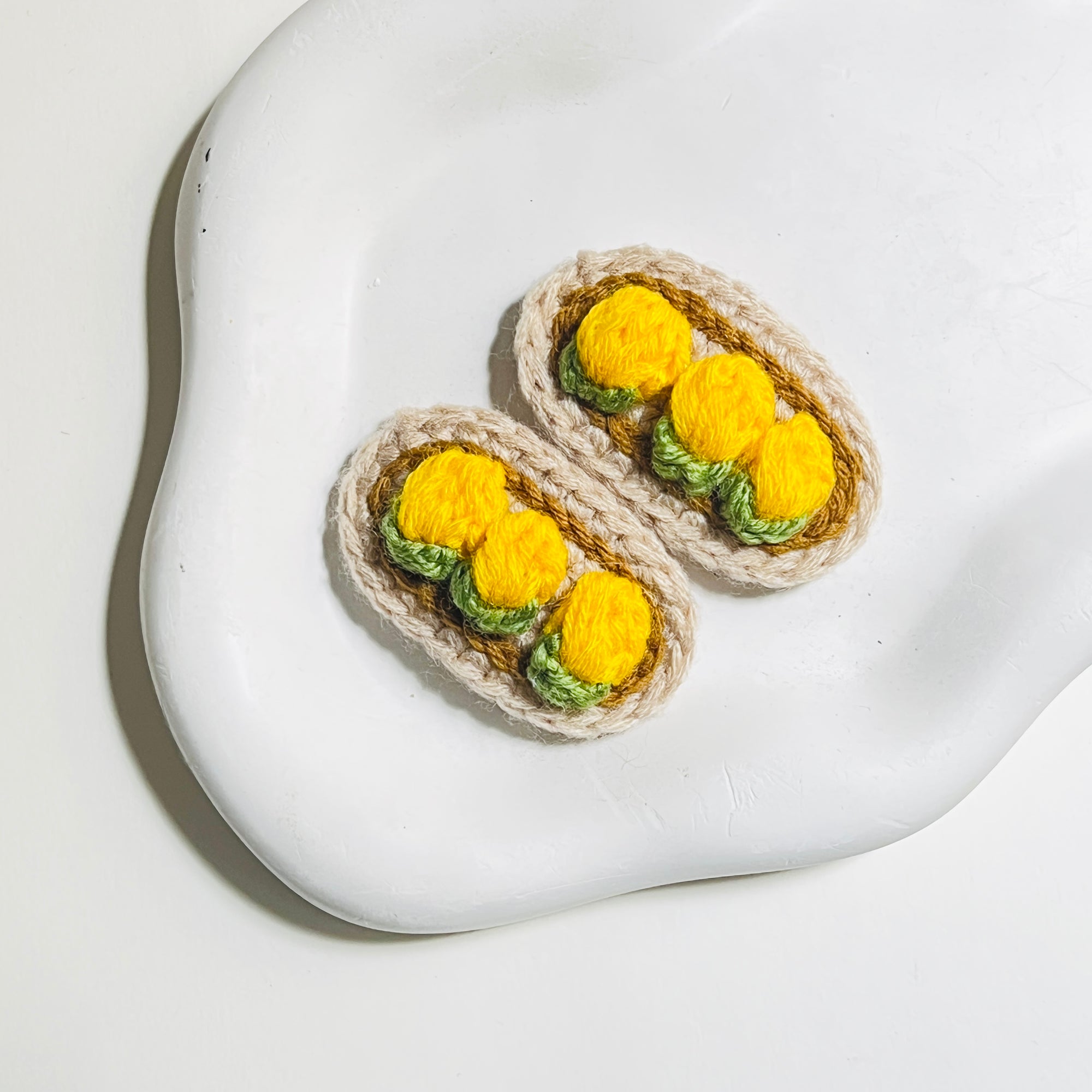 Meadow Harvest Crochet Clips
