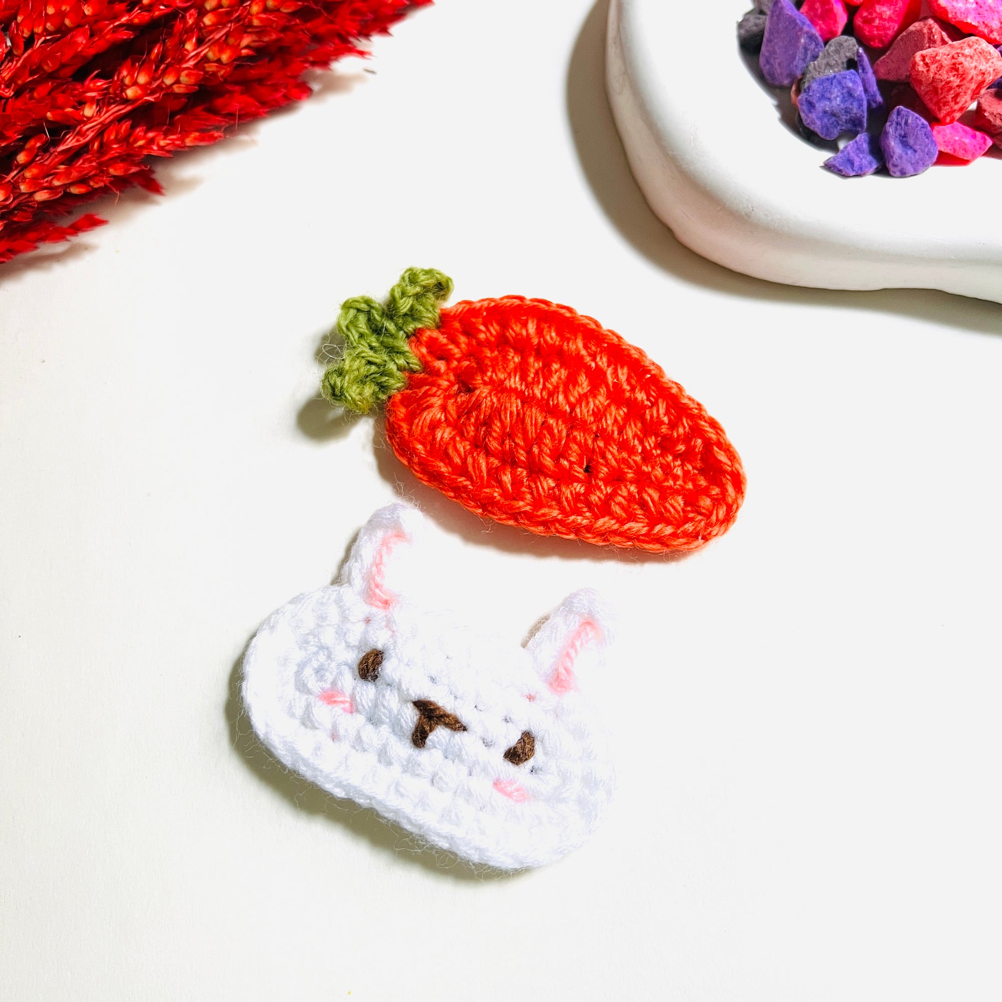 Hopscotch Garden Hair Clips