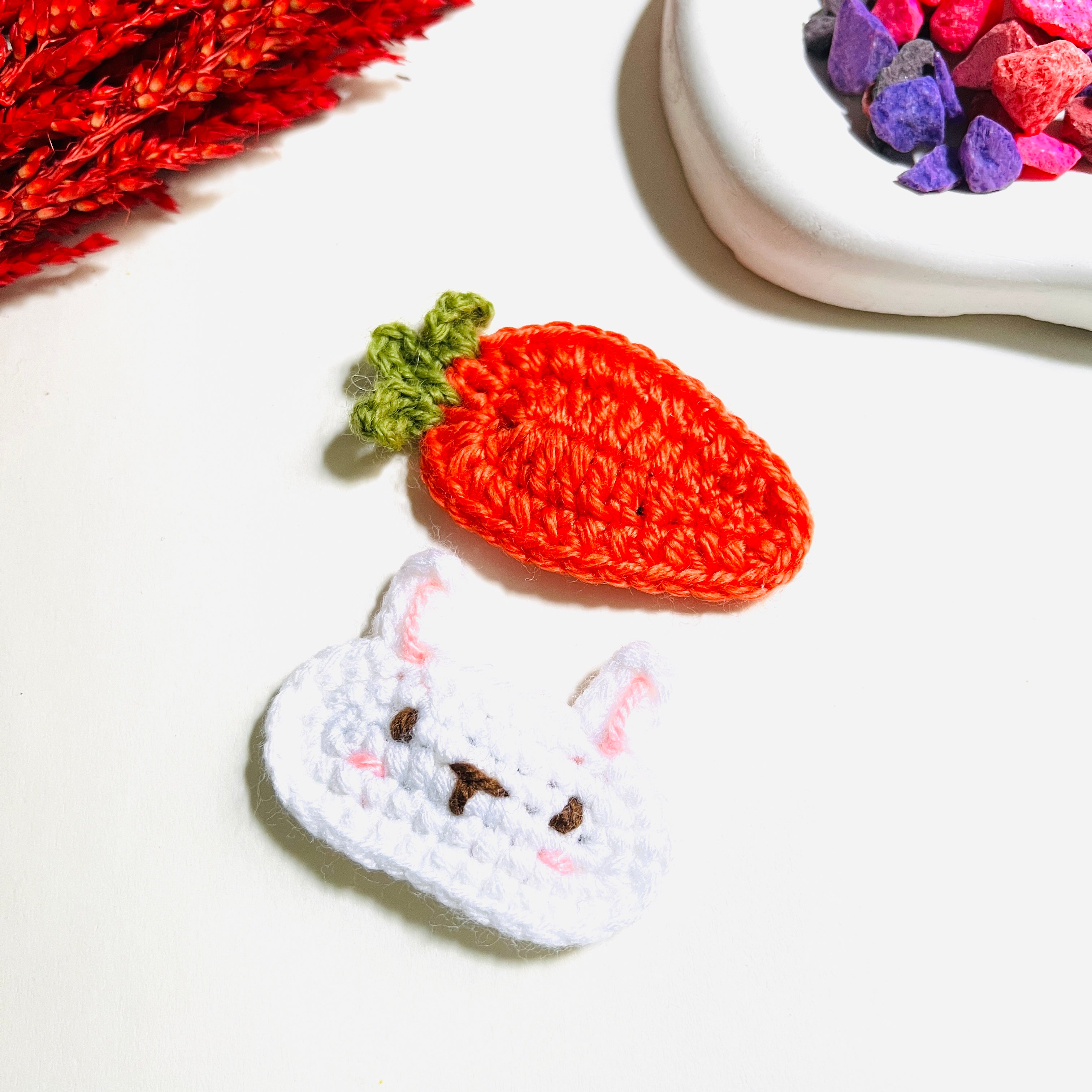 Hopscotch Garden Hair Clips