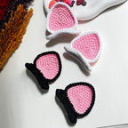 Purr-fect Pastel Cat Ear Clips