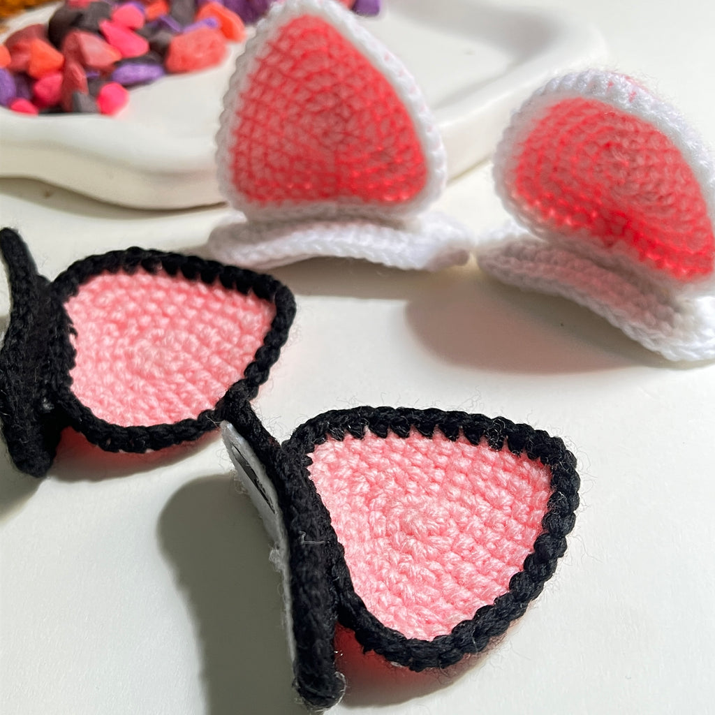 Purr-fect Pastel Cat Ear Clips
