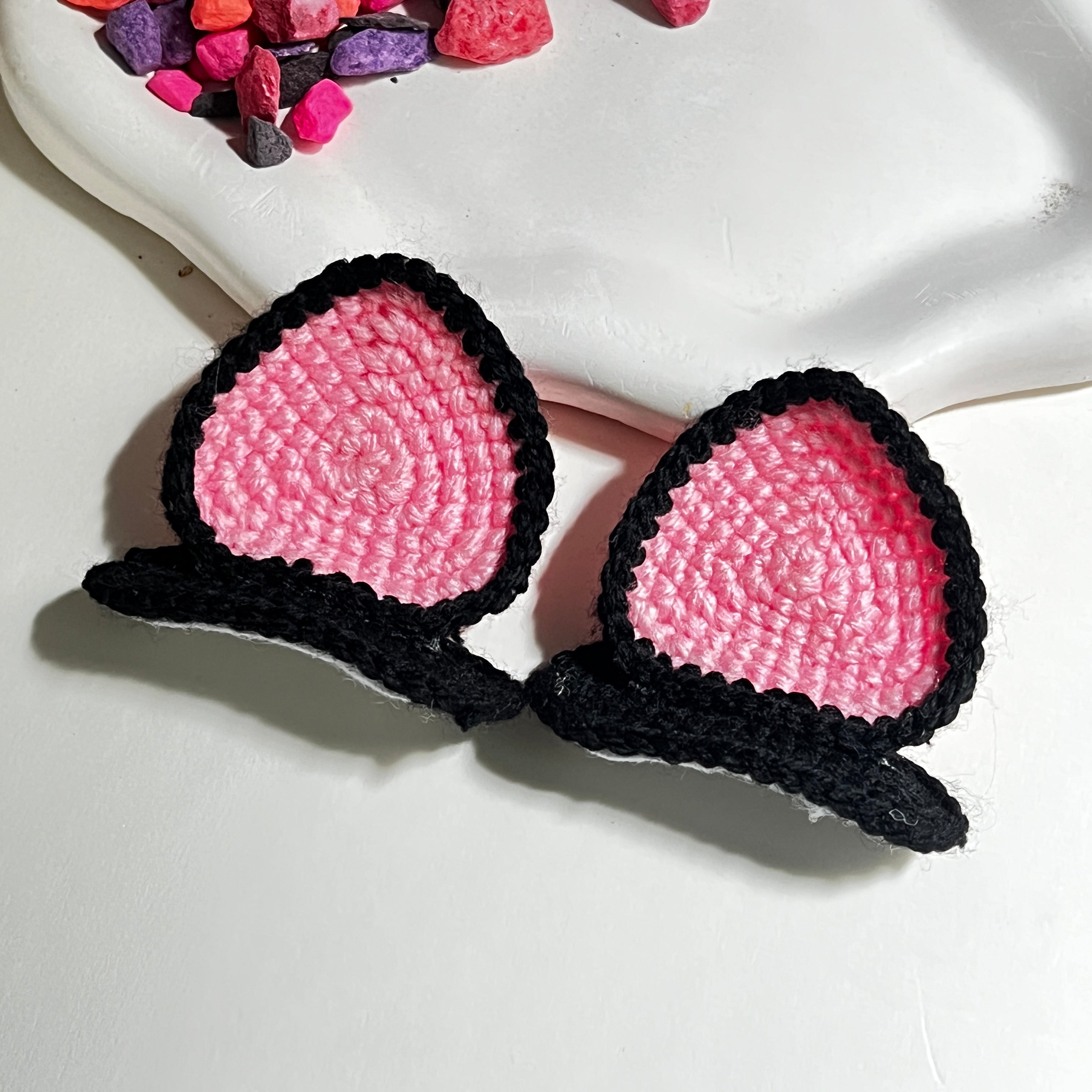 Purr-fect Pastel Cat Ear Clips