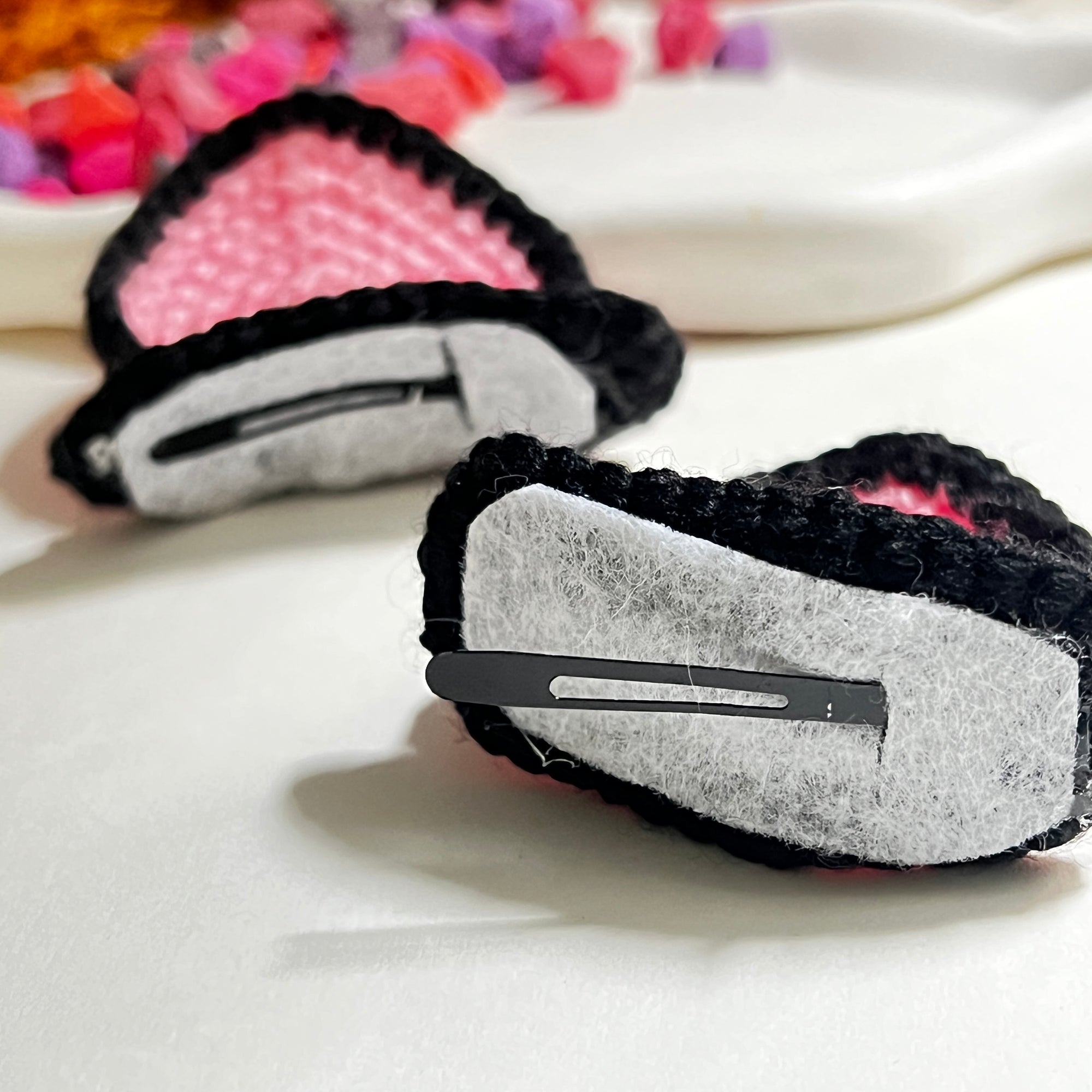 Purr-fect Pastel Cat Ear Clips