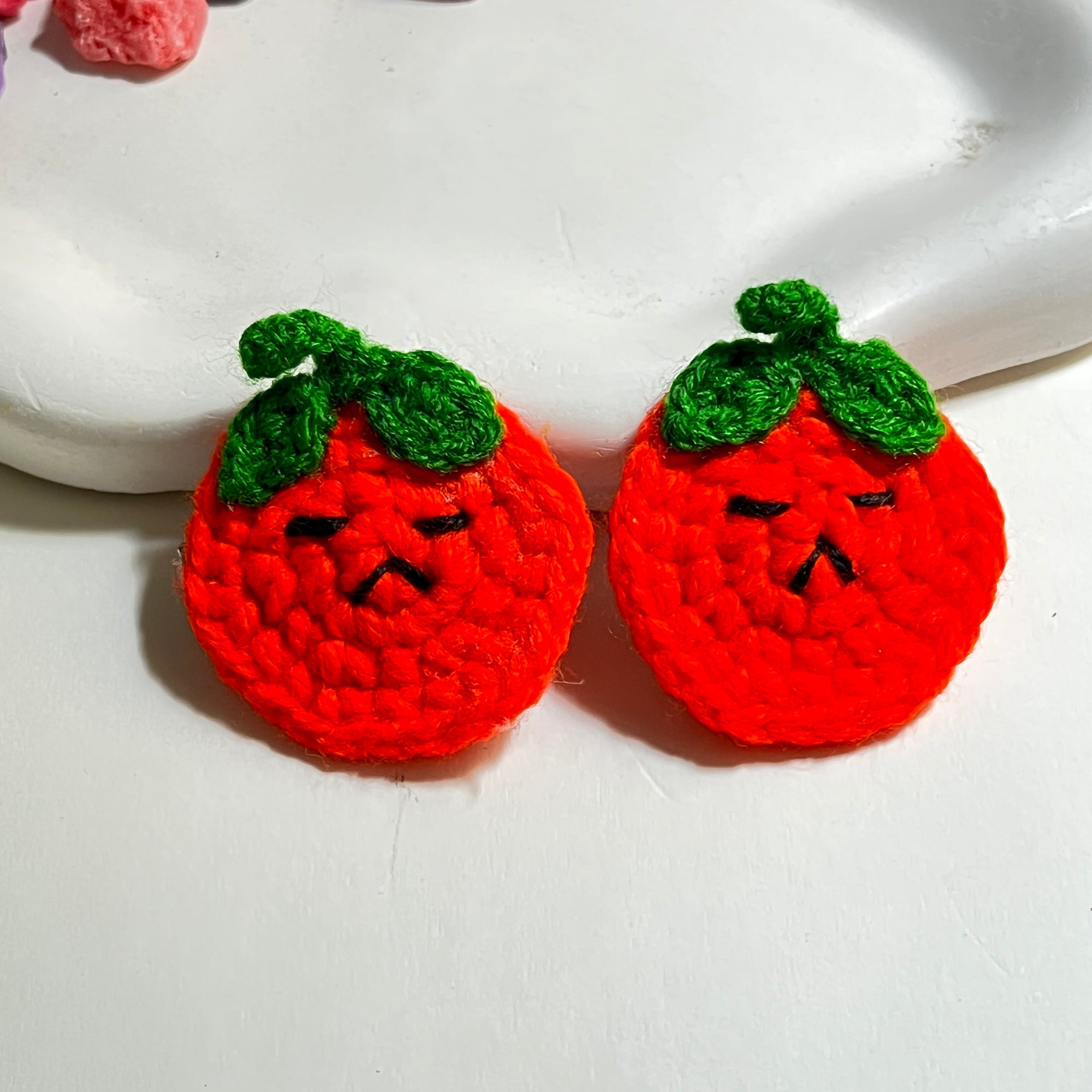 Mini Oranges Hair Clips