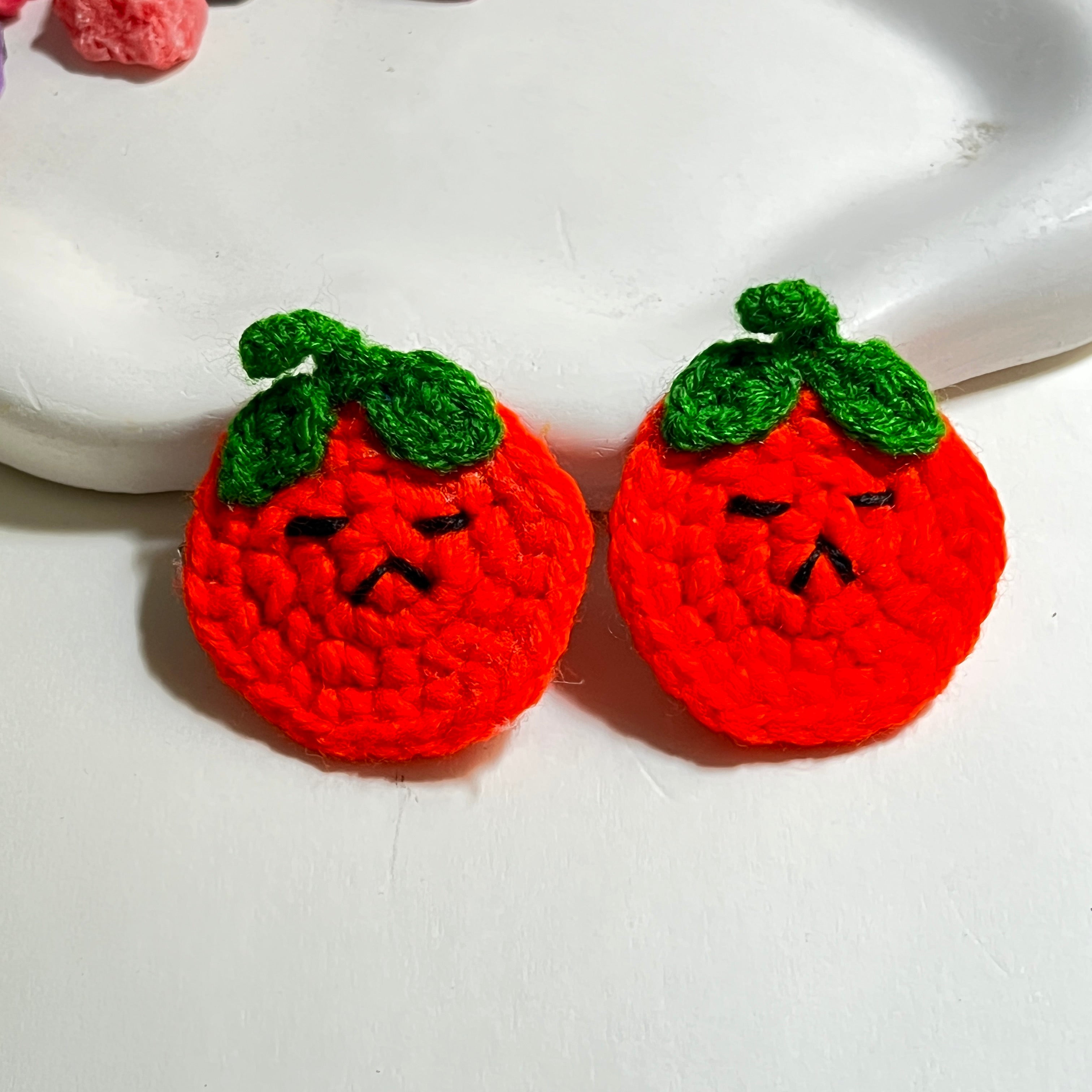 Mini Oranges Hair Clips