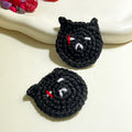 Black Kitty Hair Clips