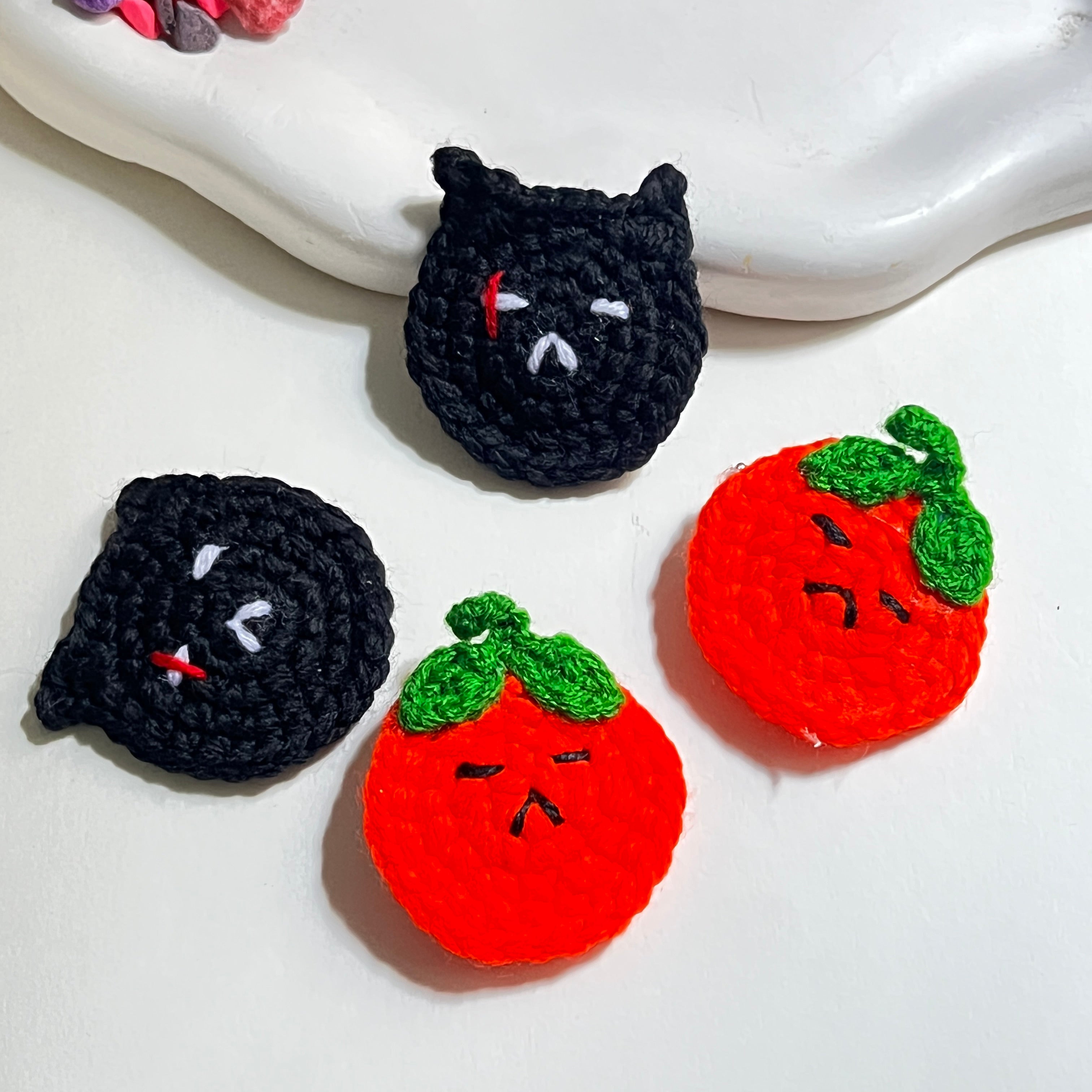 Mini Oranges Hair Clips