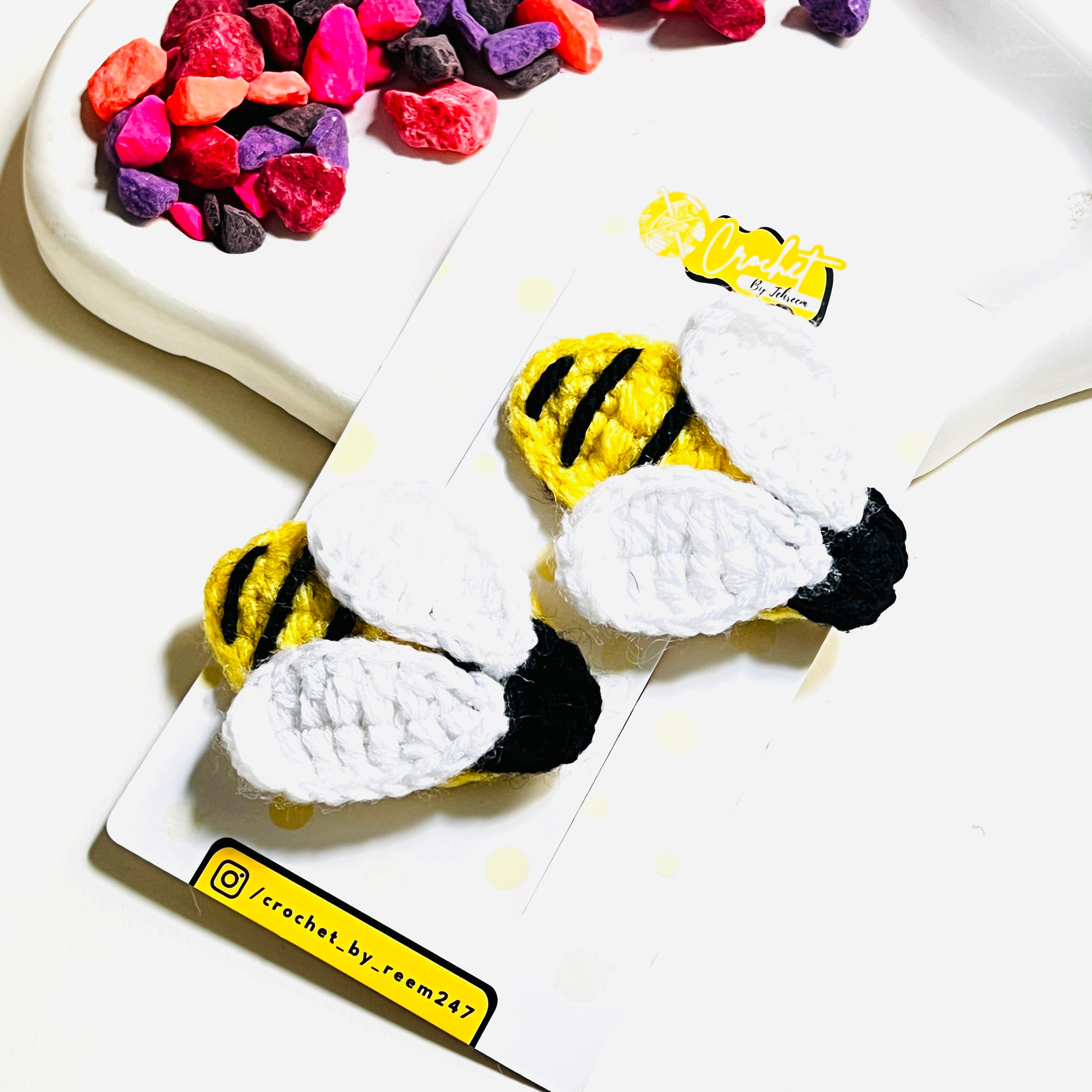 Bumblebee Hair Clips