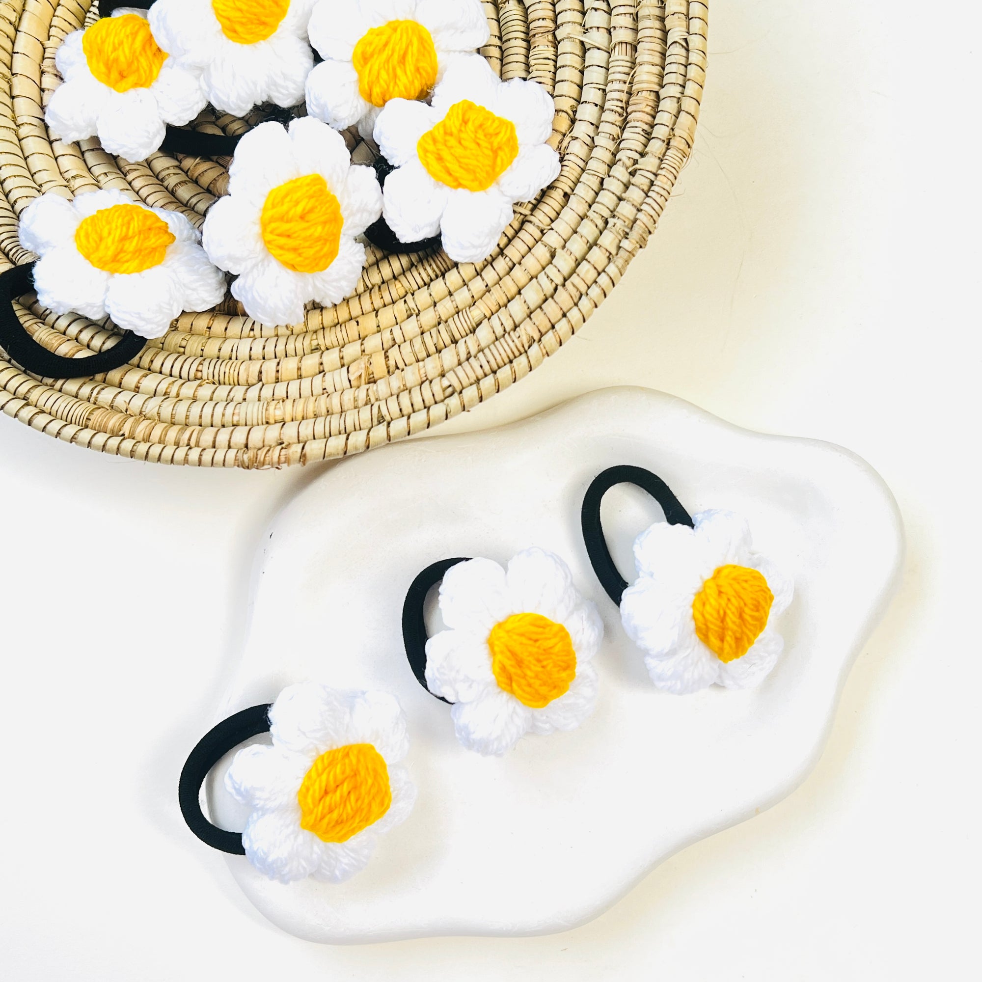 Daisy Hair Ties